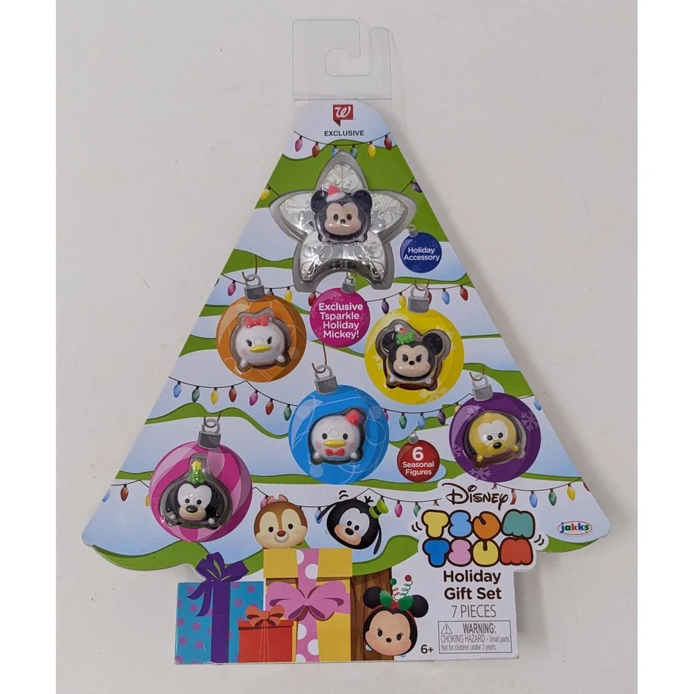 Disney Tsum Tsum 2017 Holiday Gift Set Walgreens Exclusive Christmas  - New